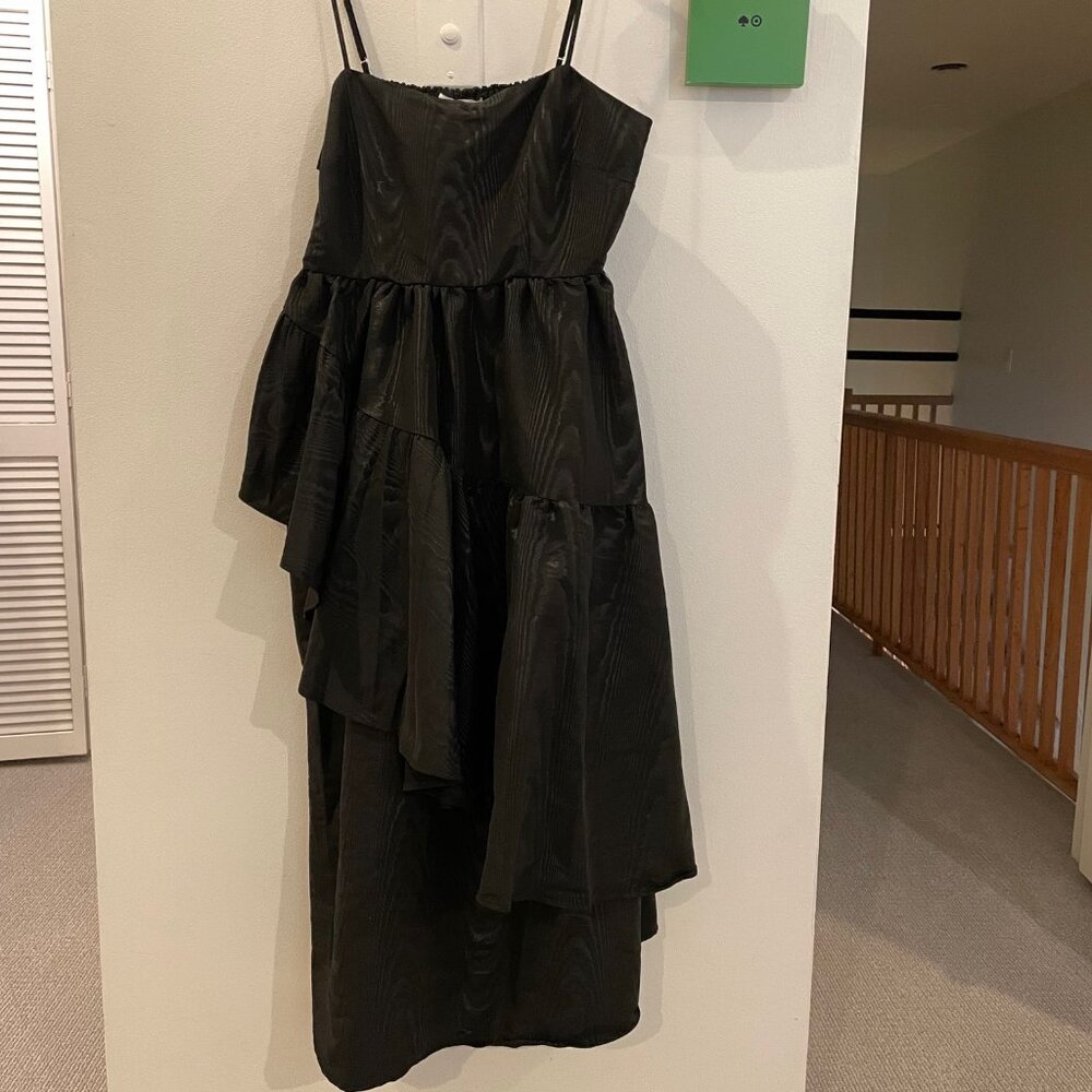 Women's Tiered Ruffle Midi Tank Dress - kate spade new york Black